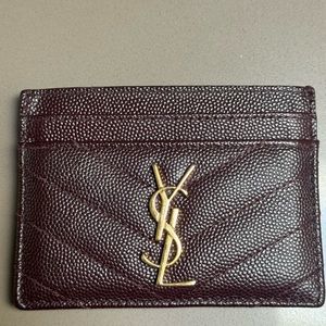 YSL Cassandre Matelasse Card Case